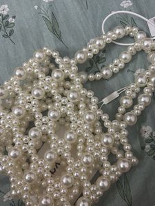 Elegant Pearl Beaded Handbag