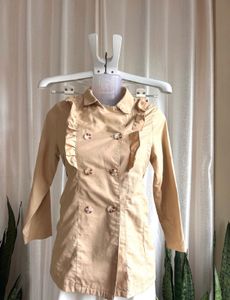 Imported Double-Breasted trench coat