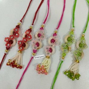 Beautiful Rakhi Set - 3 pair