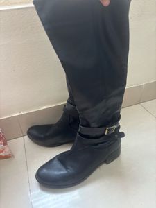 Classic Black Knee-High Boots