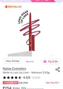 Nykaa Matte to Last Lip Liner