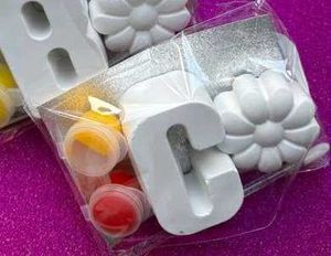 DIY Craft Kits: Letters &amp; Flowers