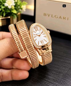 Elegant Rose Gold Bvlgari Watch