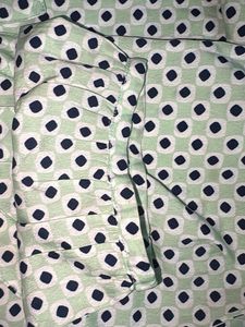 Light Blue Polka Dot Kurti