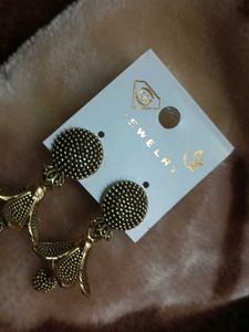 Beautiful flower design jhumki earrings