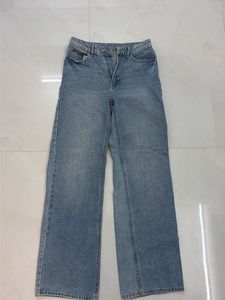 Light Wash and faded Wide Leg Jeans