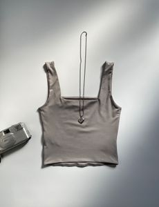 Square neck crop top