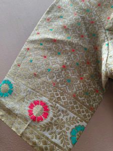 Elegant Brocade Blouse