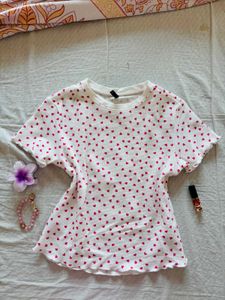 IOGirl Heart Print Top