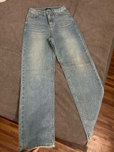 Light Wash Wide Leg Jeans