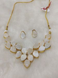 Natural Stone Necklace Set