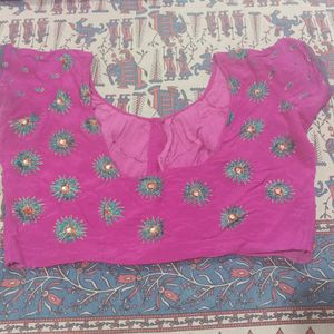 bottle green saree