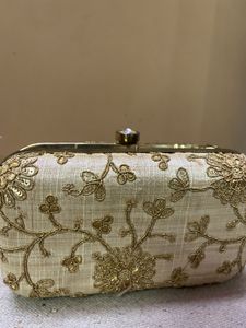 Elegant Embroidered Clutch Bag