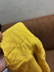 Bright Yellow Ruffled Sleeve Top