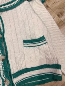 Sailor Collar Knit Cardigan