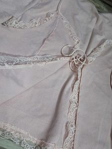 Pink Lace Trim Cami aesthetic