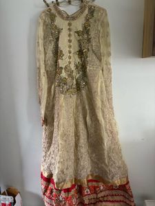 Elegant Beige Anarkali Suit
