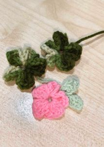 🔥 MEGA SALE OFFER 🔥Crochet Flower Hair Clips &amp; E