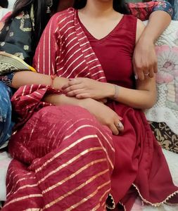 Elegant Maroon Kurta Set with Dupatta
