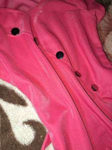 Vibrant Pink Button-Up Dress