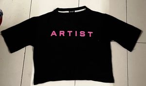 art crop tshirt -/top