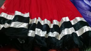 Red Embroidered Dress