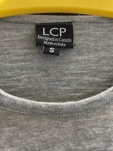 Gray Drawstring Crop Top