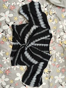 Black & White Striped Top