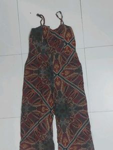 Bohemian indo Western Print Jumpsuit