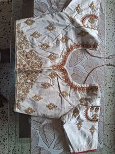 Embroidered Silk Blouse