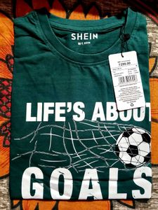 SHEIN "Life's About Goals" T-Shirt (RH)