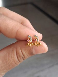 Beautiful Gold Dangle Earrings