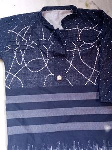 Girls Nevy Blue Top