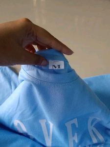 Blue Graphic Tee - "Over Thinking"