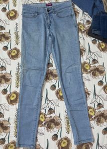 Light Wash Slim Fit Jeans