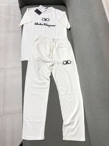 Salvatore Ferragamo Black T-Shirt &amp; Joggers Set