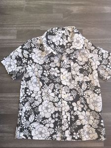 Floral Print Short Sleeve Shirt