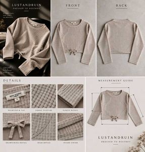 IVORY RIBBED CROPPED SWEATER
