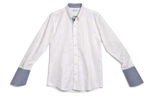 Men's White Button-Down Shirt