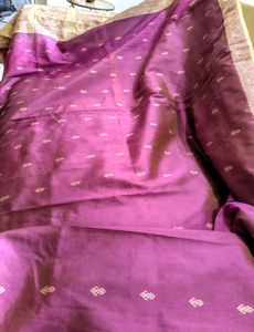 Beautiful Magenta Kanjeevaram pure Silk Saree