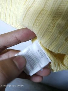 sinsay Yellow Knit Sweater