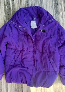 Stylish Purple Puffer Jacket