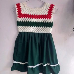 Handmade Crochet Top Dress