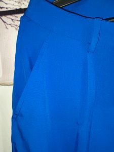 Vibrant Blue Palazzo Pants