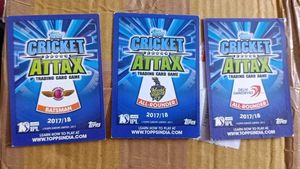 2017 Cricket Attax Limited Editions (3 cards)
