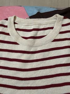 Striped Cropped Sleeveless Top