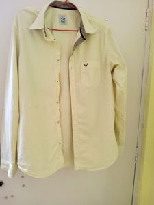 Men Cotton Shirt Large