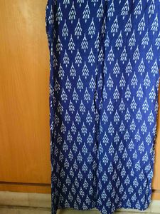 Stylish Blue Ikat Kurta