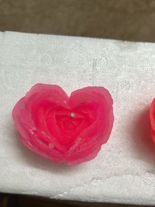 Heart Shaped Candles Set of 3