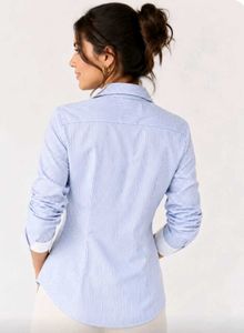 Classic Striped Button-Up Shirt